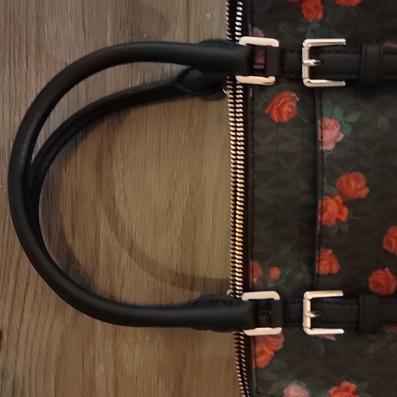 Michael Kors Rose Print Purse New - Picture 7 of 13